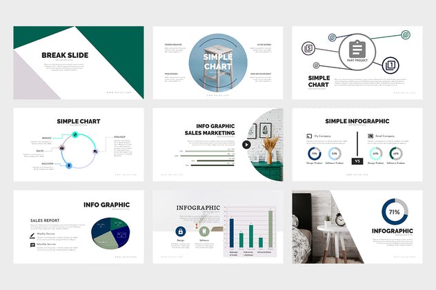 现代创意室内设计团队介绍PPT幻灯片模板 Union : Pitch Deck Powerpoint Template插图(11)