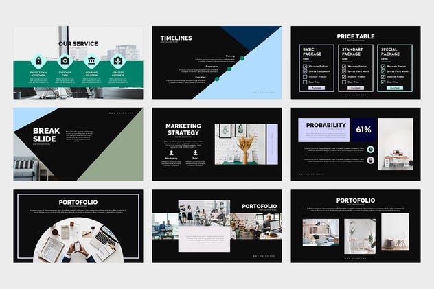 现代创意室内设计团队介绍PPT幻灯片模板 Union : Pitch Deck Powerpoint Template插图(2)