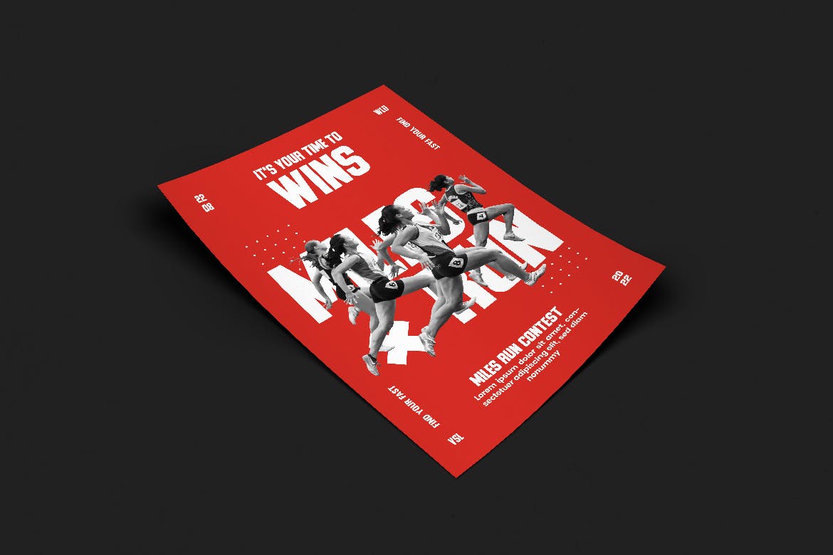 跑步运动海报PSD素材16图库精选模板 Aegeus Poster Design插图(2)