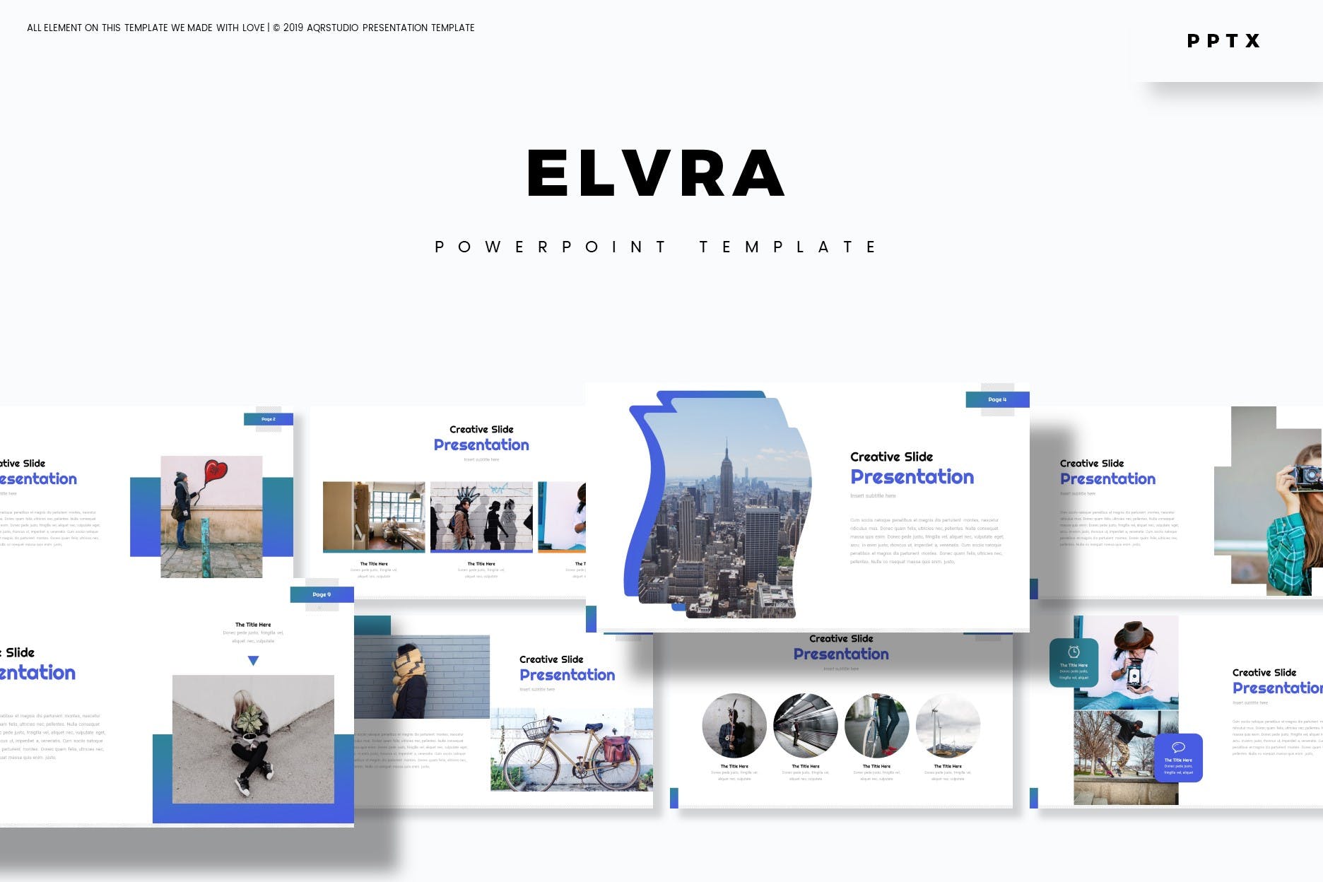 创意信息图表主题风格16图库精选PPT模板 Elvra – Powerpoint Template插图