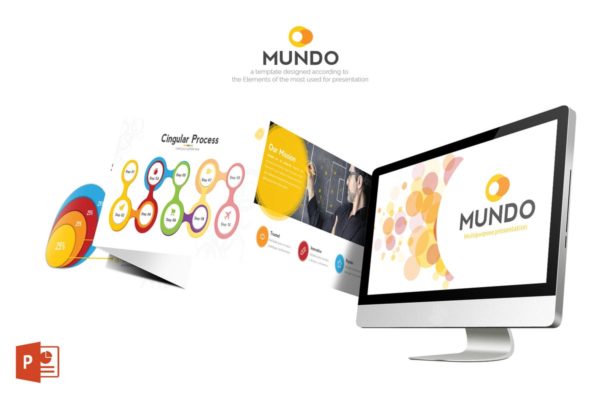企业项目数据统计分析PPT模板 Mund