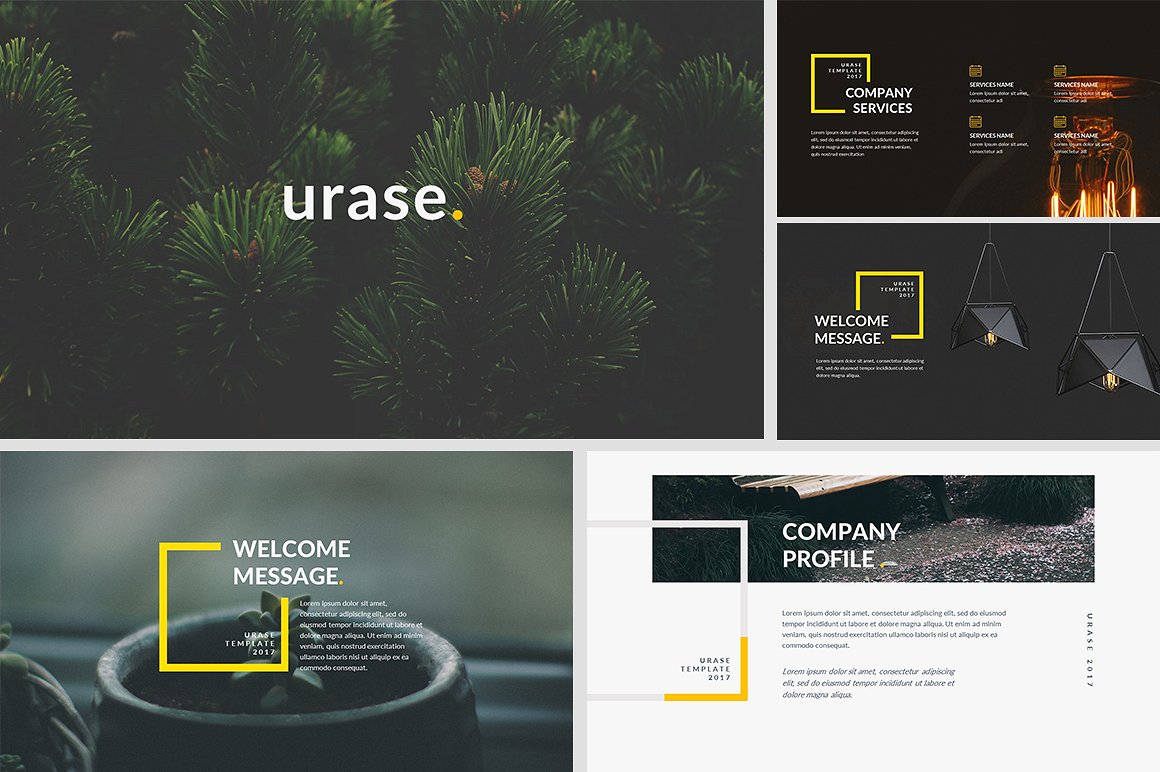 105页创意幻灯片模板 Urase – Creative Powerpoint Template插图