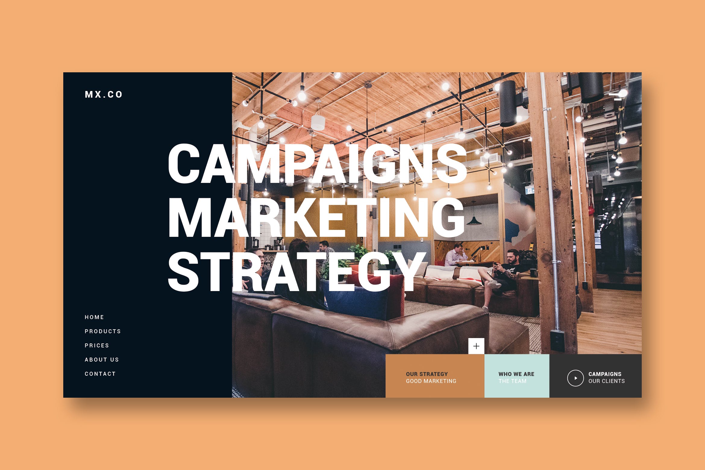 创意设计团队工作室网站着陆页设计16图库精选模板 Marketing Agency – Landing Page插图