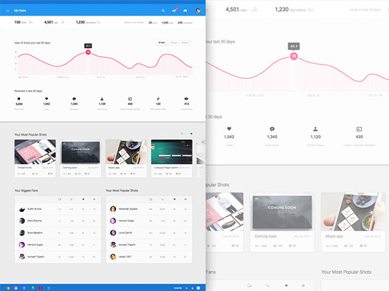 Material Design 仪表板16图库网精
