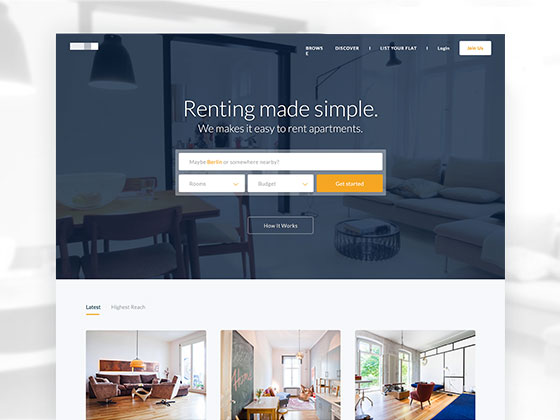 Real Estate Homepage16图库网精选
