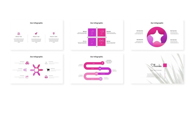 女性品牌文案策划PPT幻灯片演示模板 Nomb – Powerpoint Template插图(3)